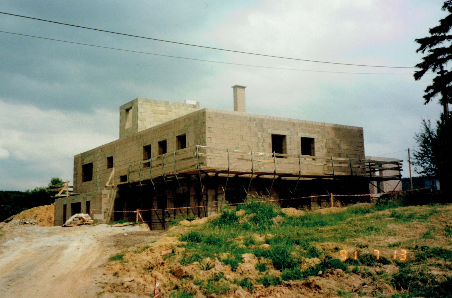 Rohbau-Buergerhaus-1991